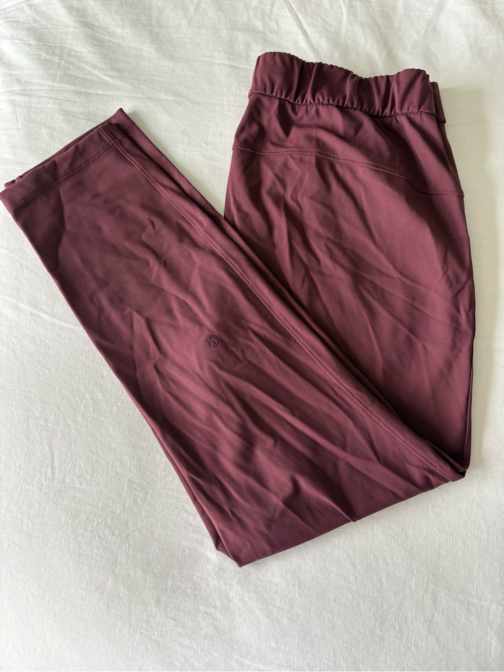 lululemon athletica Women’s Maroon Athletic Pants - Stretch Performance